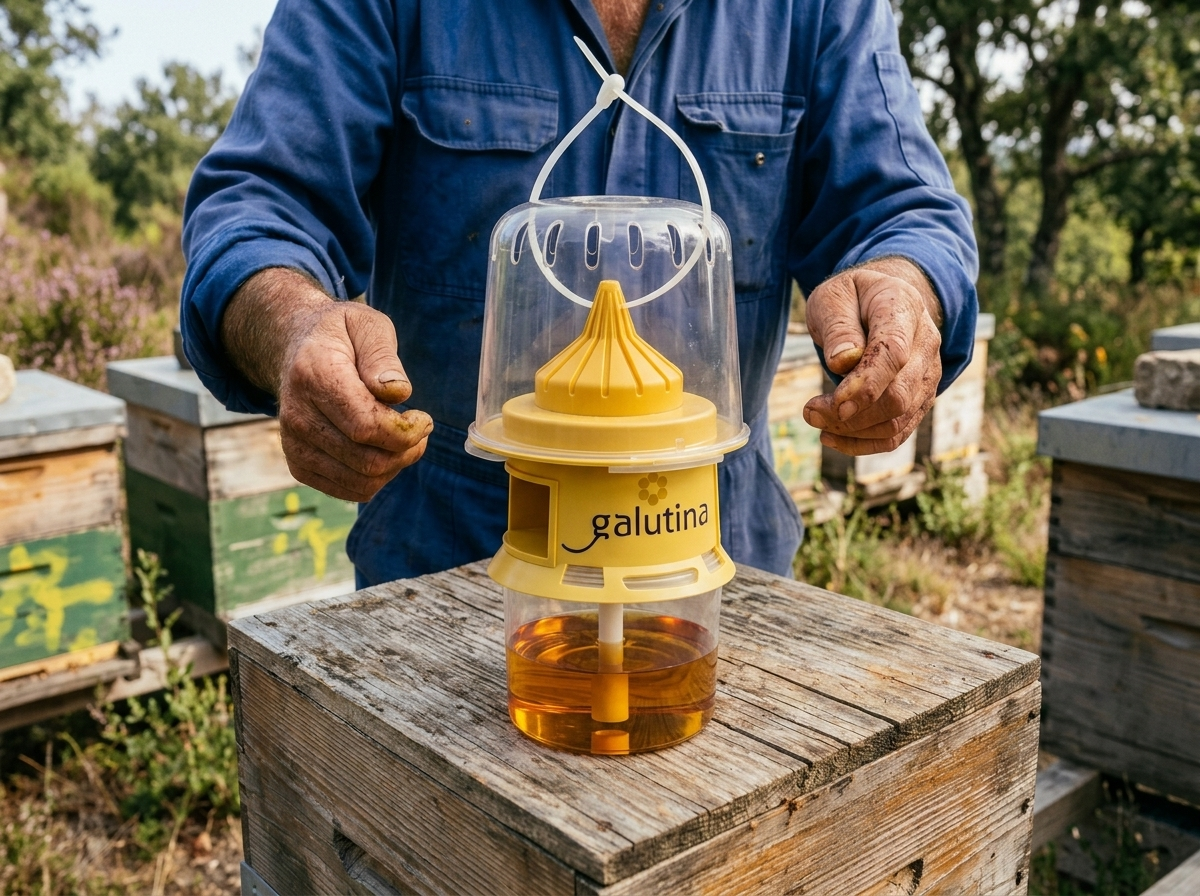 Montar la trampa Galutina — paso 1